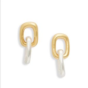 Madewell Double Link Hoop Earrings